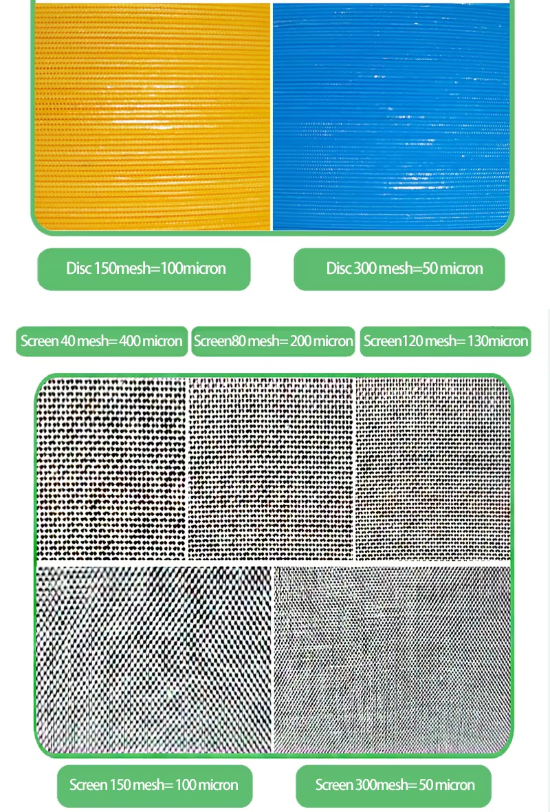 120 Mesh Plastic Filter for Agricultural Irrigation