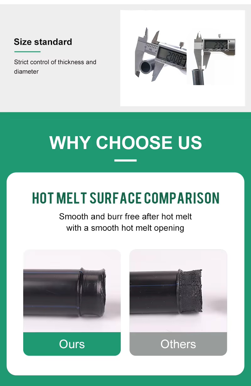 HDPE Mainline Pipe Irrigation System Distribution
