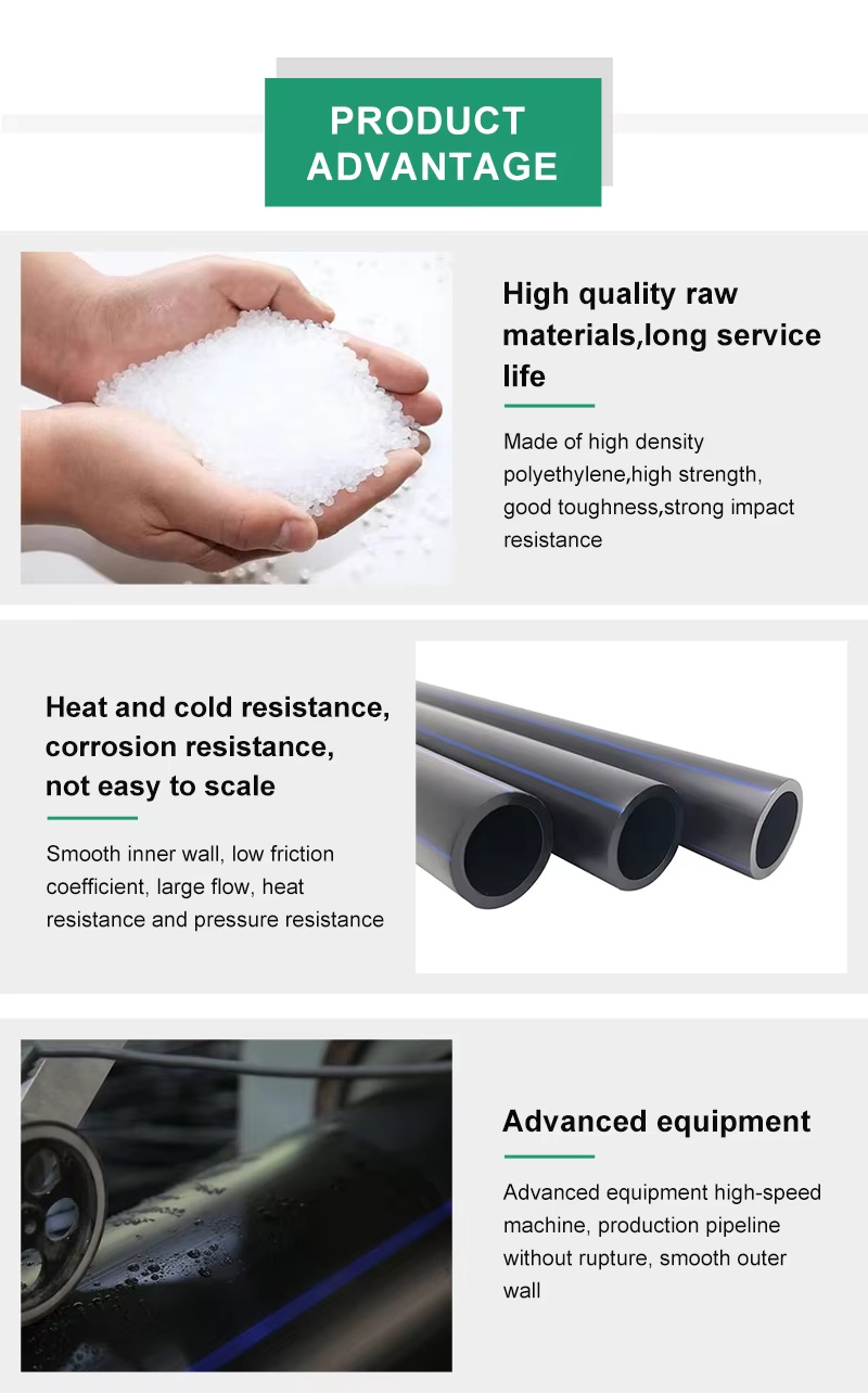 HDPE Mainline Pipe Irrigation System Distribution