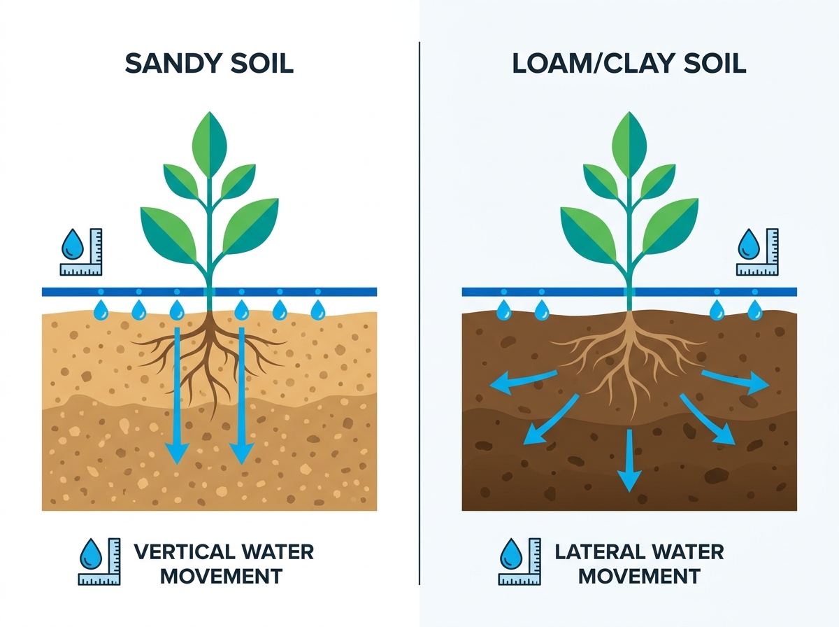 Drip tape installation in agricultural field